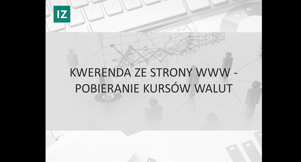 Kwerenda ze strony WWW - pobieranie kursów walut