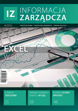 Informacja Zarządcza Wydanie 4/2016 - Excel w produkcji