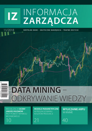 Informacja Zarządcza Wydanie 11/2018 - Data Mining - odkrywanie wiedzy