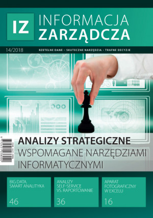 Informacja Zarządcza Wydanie 14/2018 - Analizy strategiczne wspomagane narzędziami informatycznymi