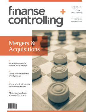 Finanse i Controlling Wydanie 58/2018 - Mergers & Acquisitions