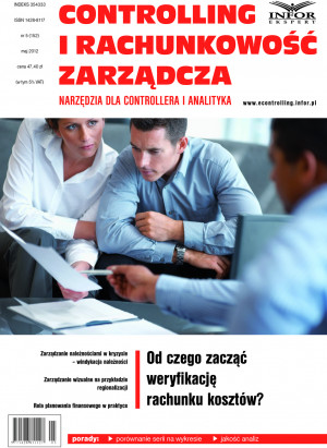 Controlling i Rachunkowość Zarządcza Wydanie 5/2012 - 