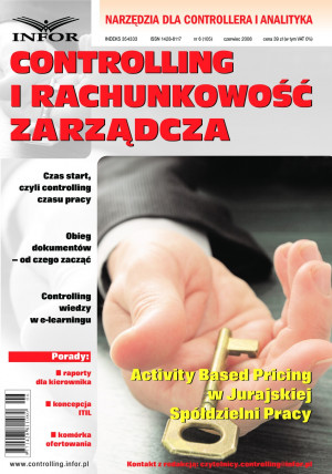 Controlling i Rachunkowość Zarządcza Wydanie 6/2008 - 